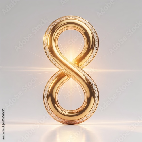 golden font letter