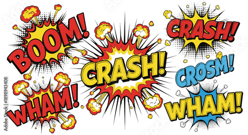 comic explosion words