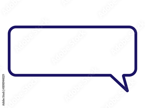 シンプルな吹き出し（スピーチバブル）