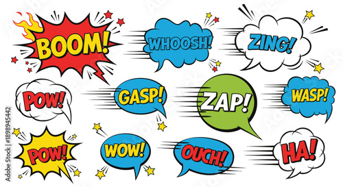 comic book speech bubbles
