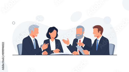 Business Meeting Team Collaboration Discussion Strategy Corporate Planning