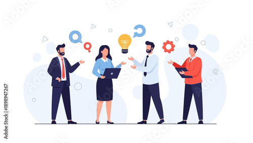 Business Team Collaboration and Idea Generation with Lightbulb