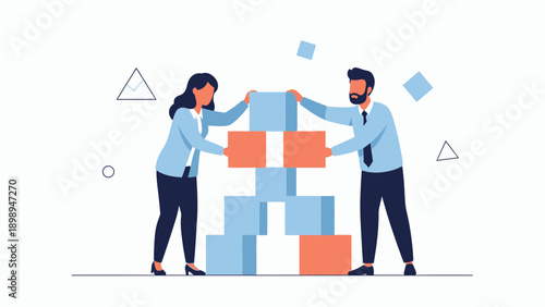 Teamwork Building Blocks: Collaboration and Partnership in Business