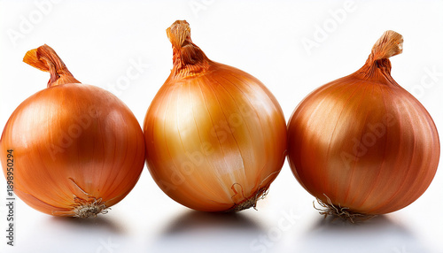 Wallpaper Mural Three Fresh Brown Onions Isolated On Transparent Background Torontodigital.ca
