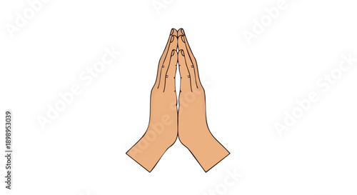 Wishing you a blessed Ramadan Kareem 2026 with hands joined in prayer, a symbol of peace and devotion during the holy month