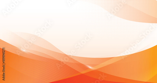 Abstract orange banner background. Graphic design banner pattern background template with dynamic curve shapes and text space