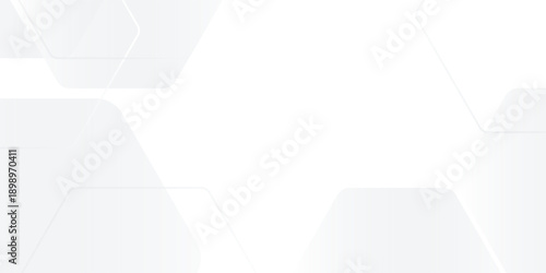 White background abstract art vector illustration with hexagon shape. modern design vector. eps 10