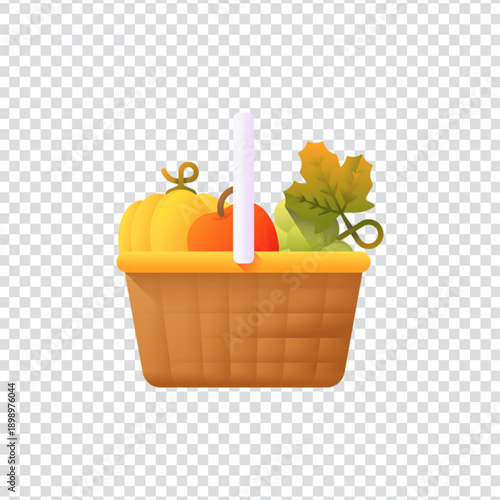 Wicker Basket Icon