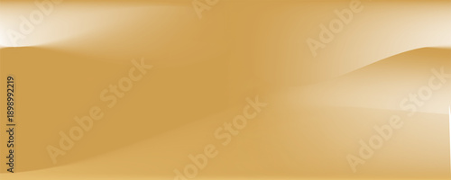 Gold abstract blurred gradient background. Vector illustration.