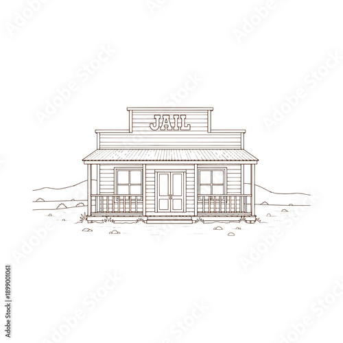  Simple house with porch and signage on top