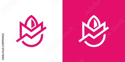 Dual meaning logo combining a rose and arrow, symbolizing love, beauty, growth, direction, and purposeful movement with an elegant modern identity.