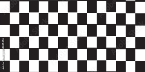 Black and white checkered pattern, Checkerboard seamless pattern