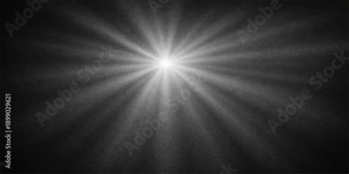 Abstract light burst background with metallic rays
