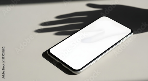Smartphone Mockup with Natural Shadow