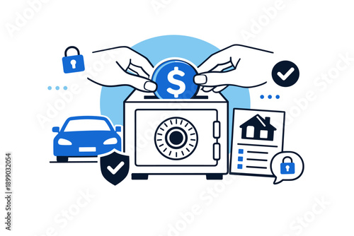 Securing finances with savings and investments