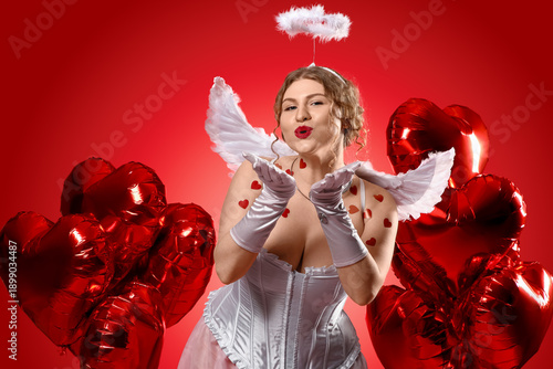 Beautiful woman dressed as ...