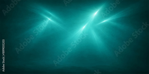 Blue glowing light rays background
