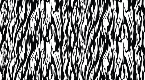 Black and white pattern. Bark of northern white cedar tree woodgrain background