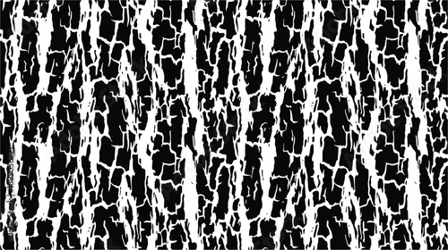 Detailed seamless tree bark texture. Southern Red Oak vector design for craft projects.