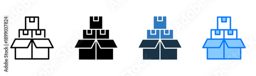 Goods icon multiple style 