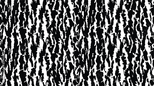 Monochrome detailed bark texture of swamp cottonwood for design projects.