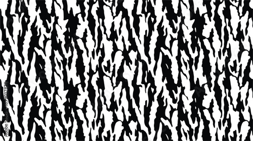 Monochrome Grand Fir bark texture background. Natural seamless pattern.