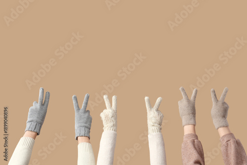 Many different hands in war...