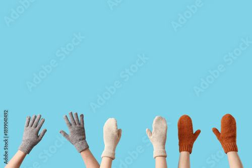 Many different hands in war...