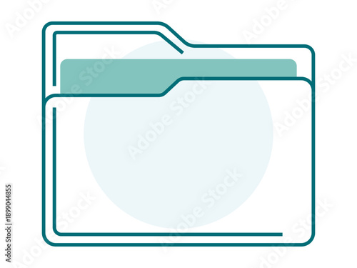 Folder icon. Office icon design. Simple filled and outline icon. Vector icon.