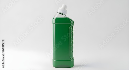 Wallpaper Mural Large green plastic bottle with white cap and pump dispenser on a plain background Torontodigital.ca
