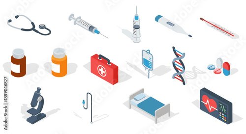 Medical Icons and Symbols for Healthcare.