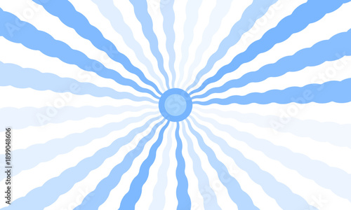 light blue and white sunburst background vector design. comic background with retro rays. sunburst pattern background. Vector eps10