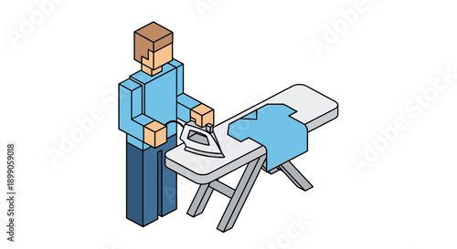 Person Assembling Puzzle on Table with Boxes.