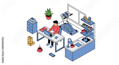 Scientist Working in Laboratory Setting.