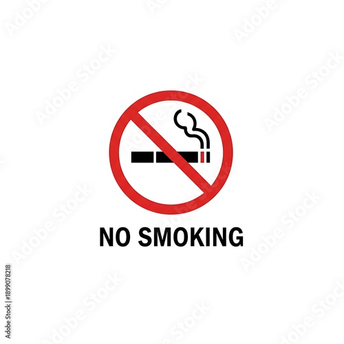 Free Download Bold circular warning icon depicting a cigarette crossed out, prohibition message in black - GFXLoad