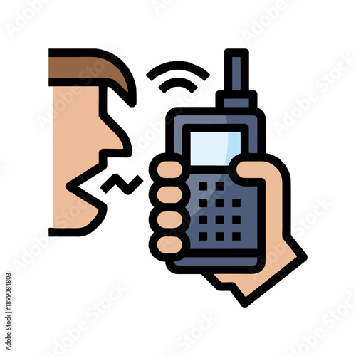 Walkie Talkie Communication Icon