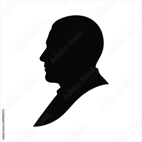 silhouette of a man, black, hair, lady, boy, beauty, sign.