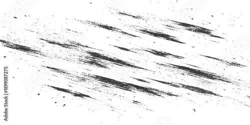 Grungy black ink splats on an aged gray concrete wall texture with a vintage rough paper pattern and dirty film grain surface design