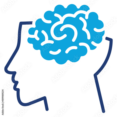 Mindset mixed color icon