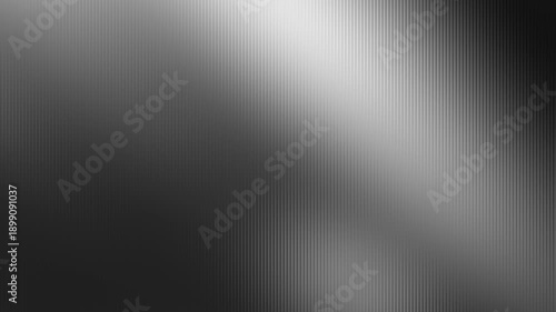 Abstract gray vertical ribbed texture background with light gradient motion background