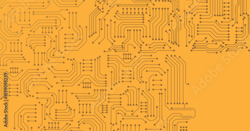Vector circuit board concept for technology background. Vector eps10
