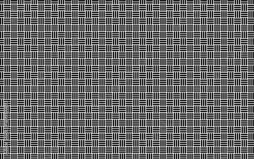 シームレスなモノクロ和柄パターン。三崩し。