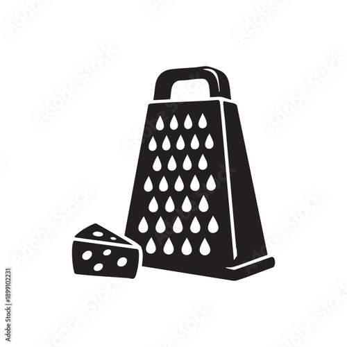 Cheese Grater Icon Vector Illustration