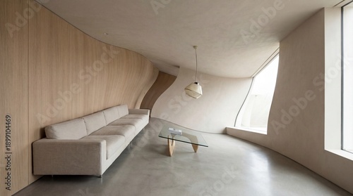 Modern minimalist interior architecture design