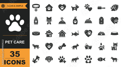 Thirty five pet care for website with clean style pet care dog cat animal pet accessories