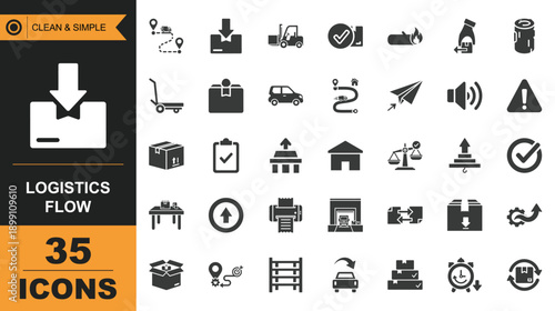 Logistics and delivery for website and app simple clean