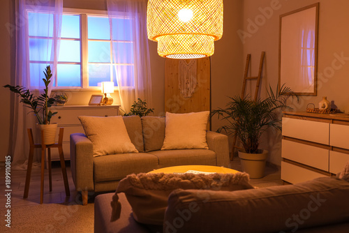 Interior of living room wit...