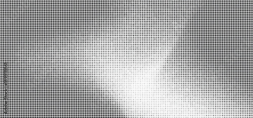 Halftone gradient effect on illustration