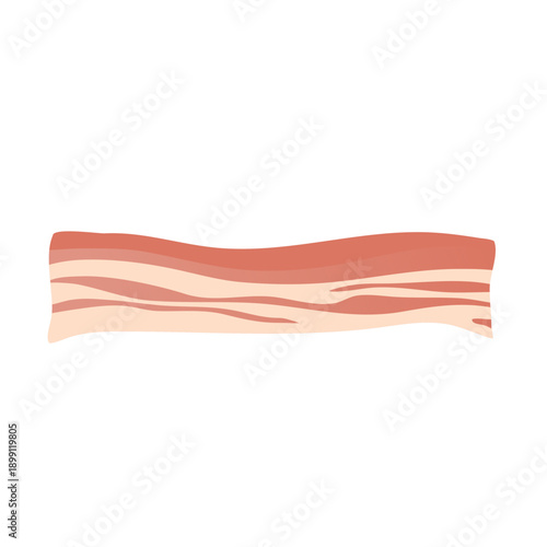 Beef slice vector