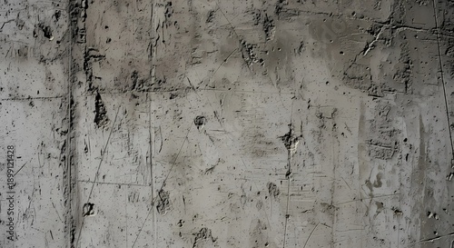 Wallpaper Mural Weathered concrete wall with cracks and stains Torontodigital.ca